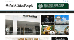 Desktop Screenshot of parkcitiespeople.com