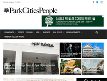 Tablet Screenshot of parkcitiespeople.com